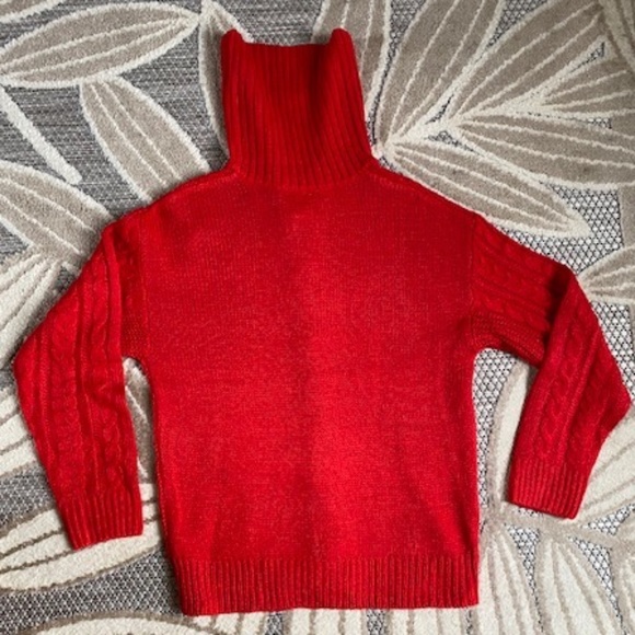 NWT Rose Collective Red Cardigan, Sz M - Picture 2 of 4